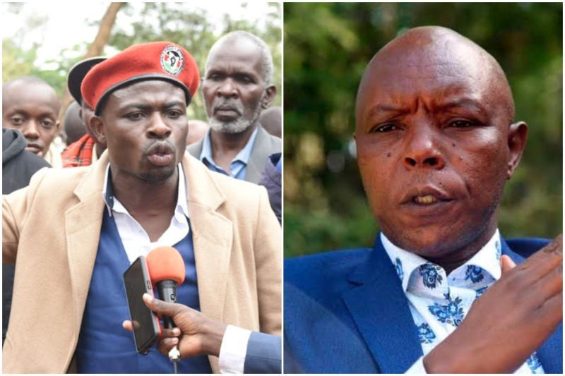 Photocollage of Maina Njenga and Calvin Gaucho.